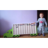 Półka na Samochodziki Autka Resoraki Hot Wheels TIR drewno MODEL ZŁOŻONY